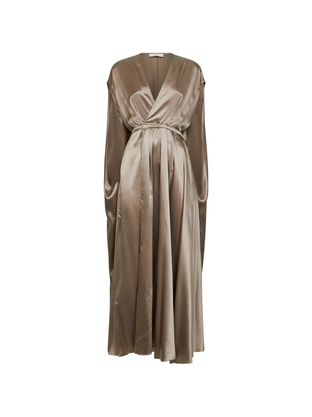 Co cape-back wrap dress - Toni neutri