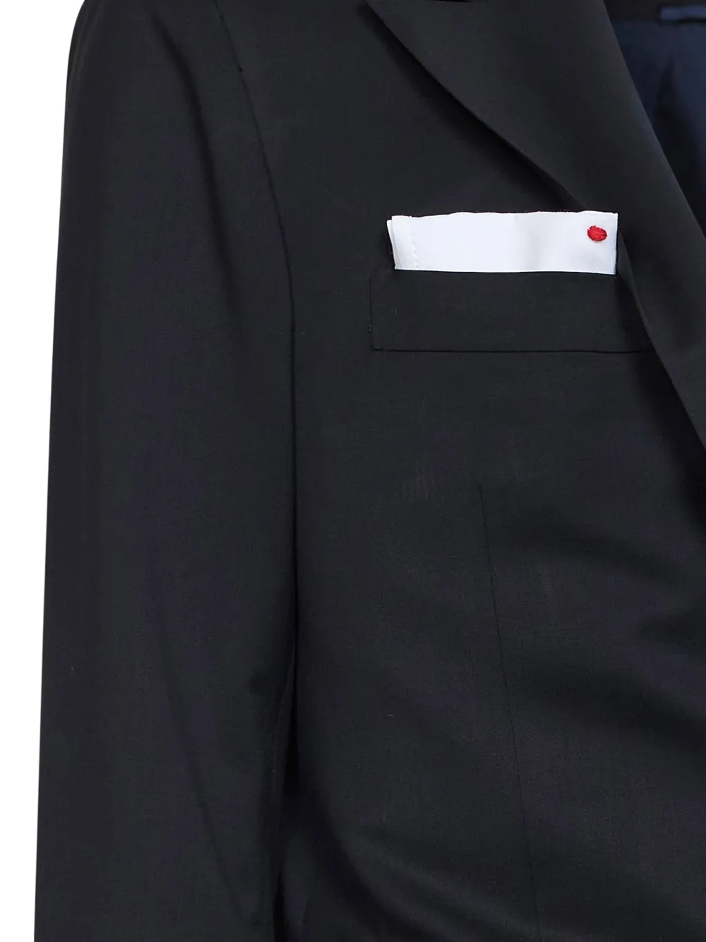 Kiton Pak met enkele rij knopen Blauw