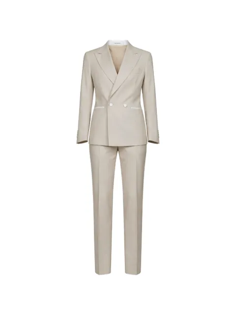 Tagliatore double-breasted virgin-wool suit