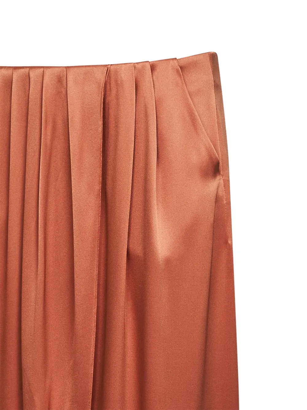 Giorgio Armani Rok met gewikkelde voorkant Bruin