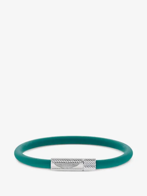 Aston Martin Watches logo-engraved buckle bracelet