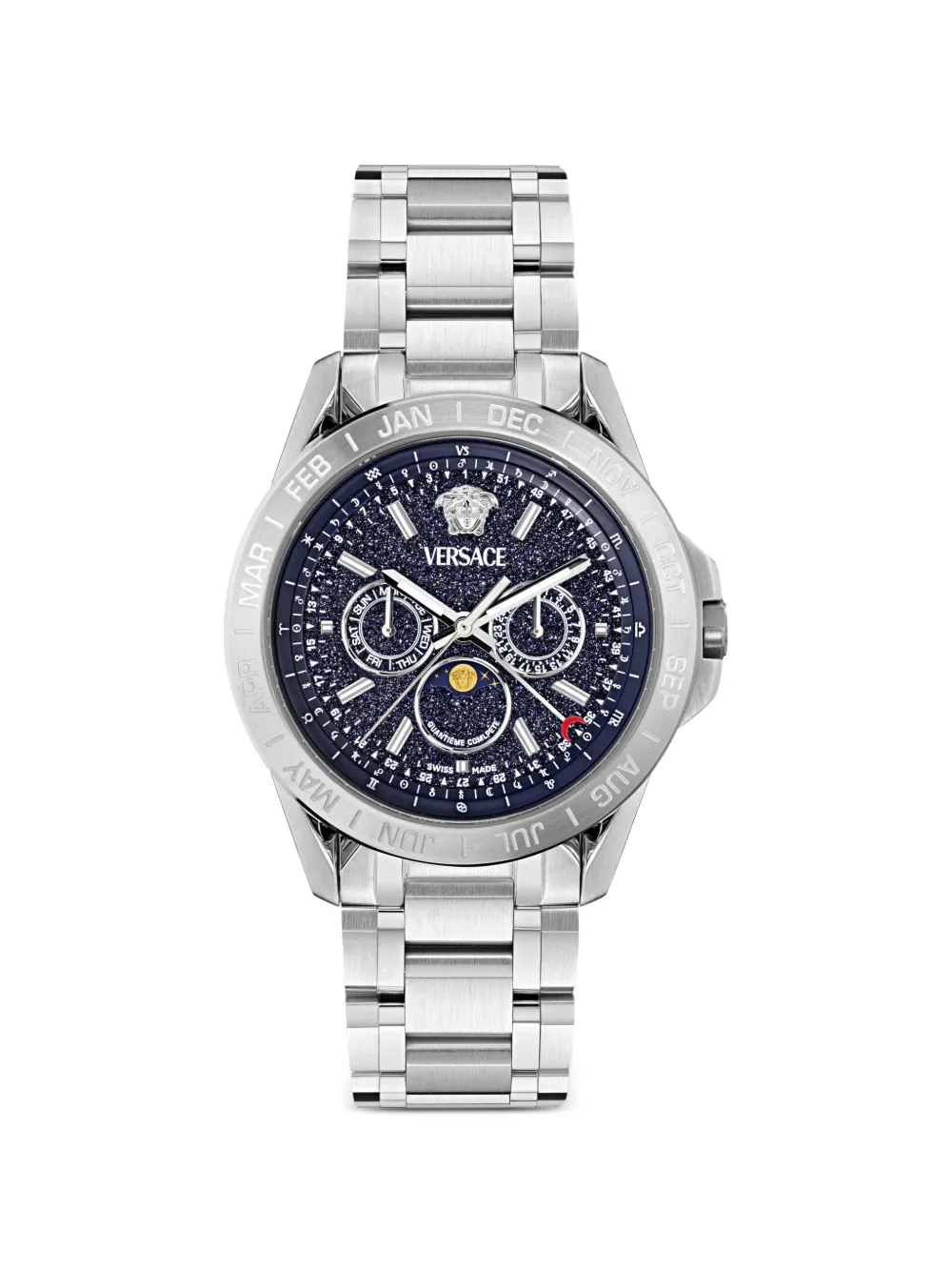 Versace Orologio Galaxy Moonphase 44mm - Blu
