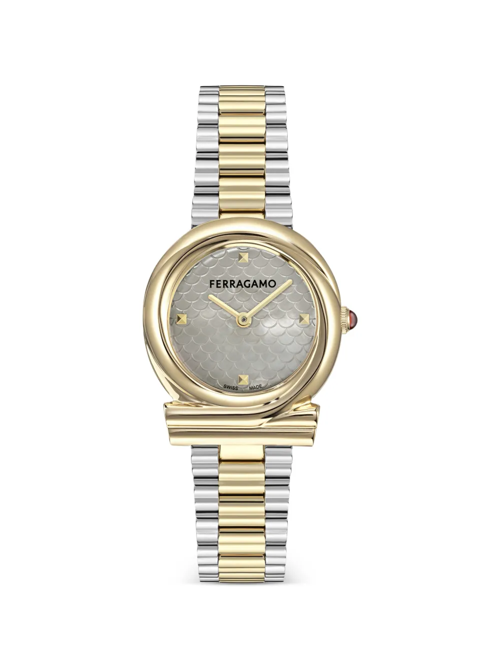 Ferragamo Gancini Twisted 32mm watch - Silber