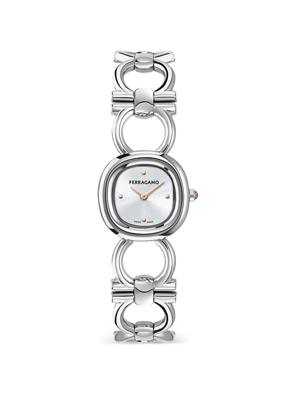 Ferragamo Double Gancini 22mm - Argento