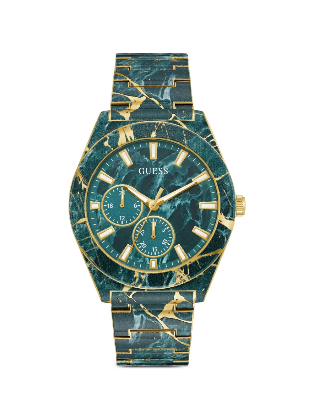 GUESS USA Orologio Flash 44mm - Verde