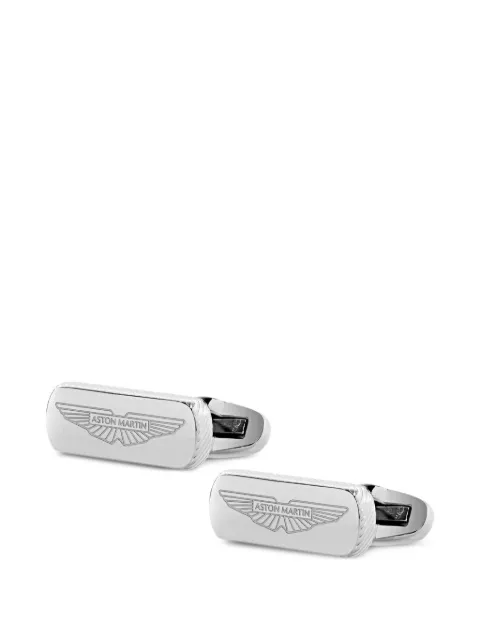 Aston Martin Watches engraved-logo polished cufflinks