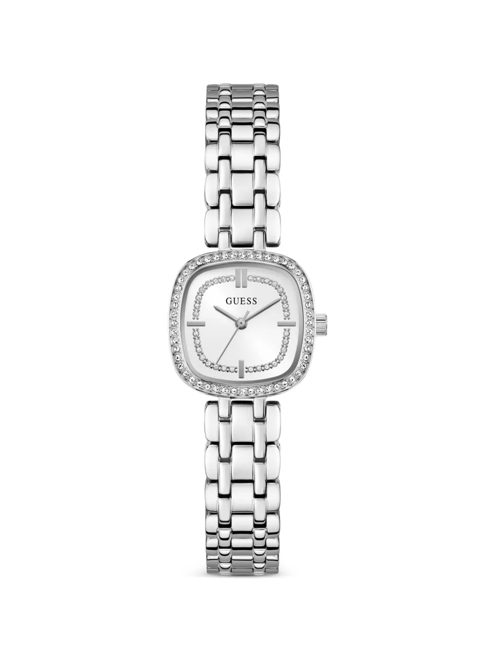 GUESS USA Orologio Hazel con cristalli 25mm - Bianco