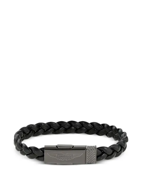 Aston Martin  braided leather bracelet