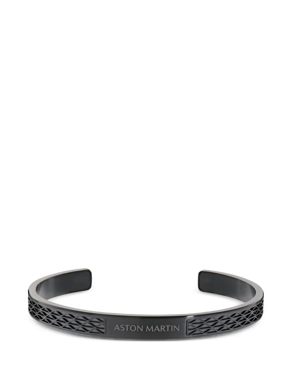 Aston Martin Bracciale inciso - Nero