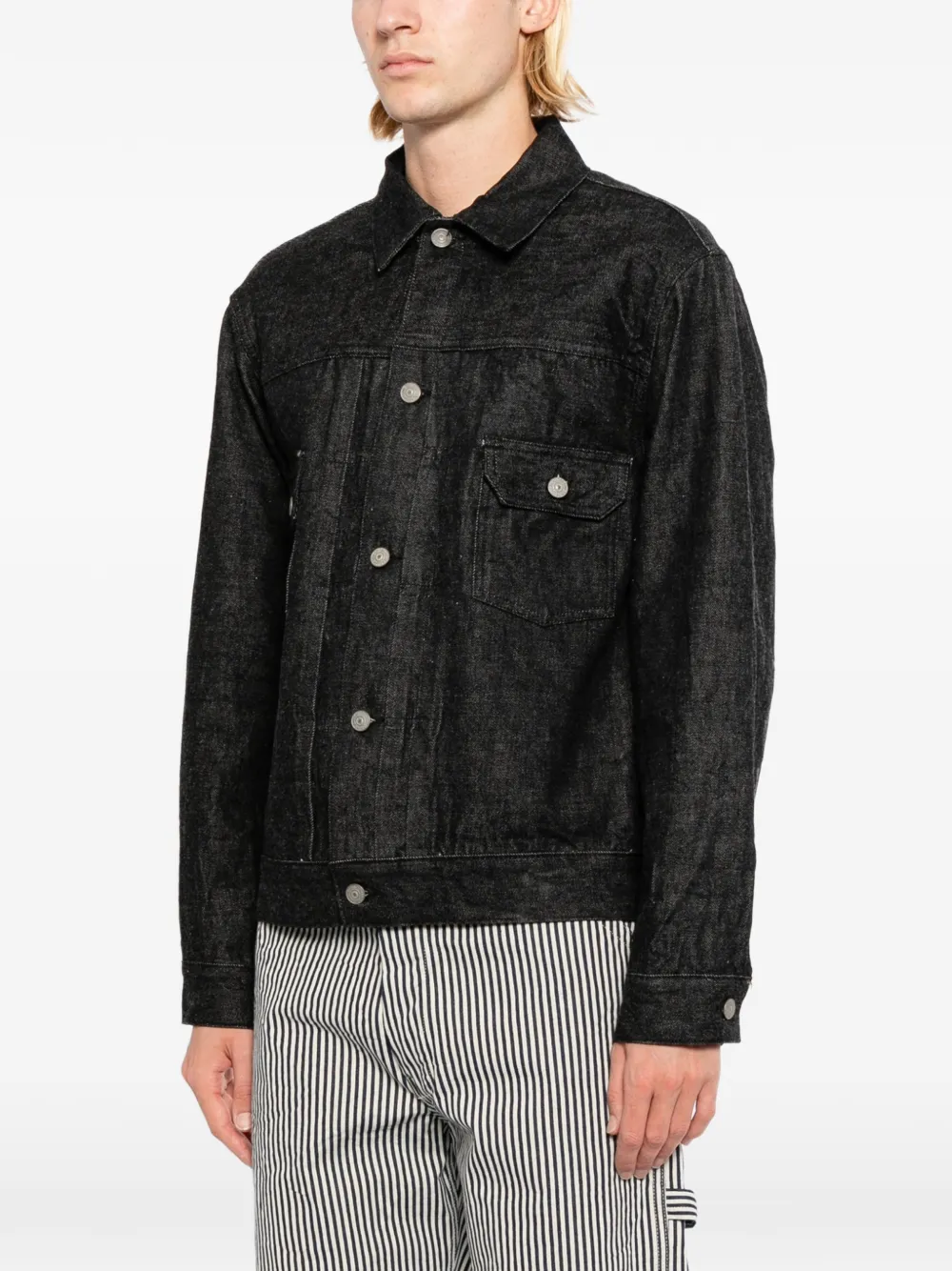 Sugar Cane Jeans 650 denim jack Zwart