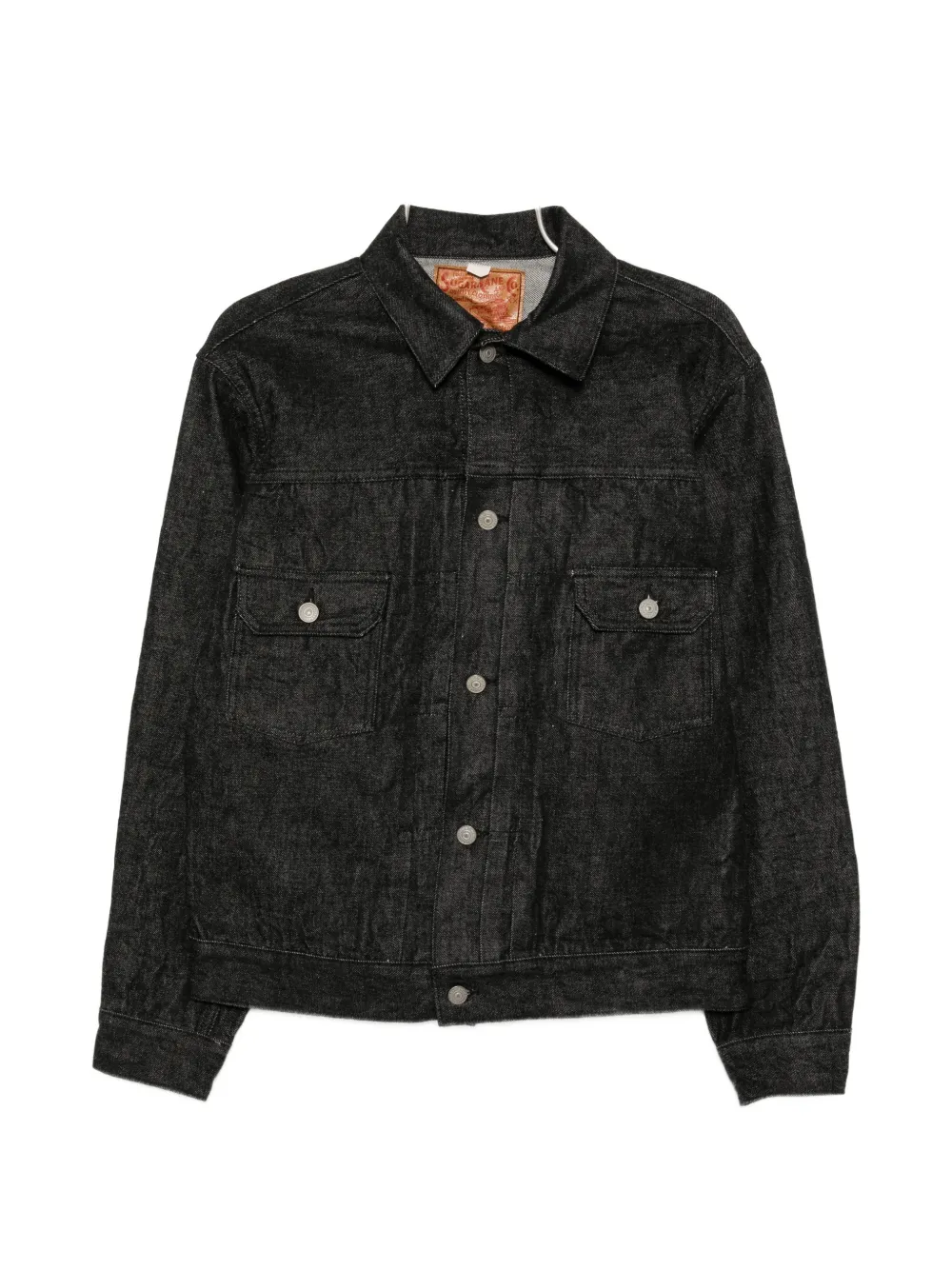 Sugar Cane Jeans 650 denim jacket - Schwarz