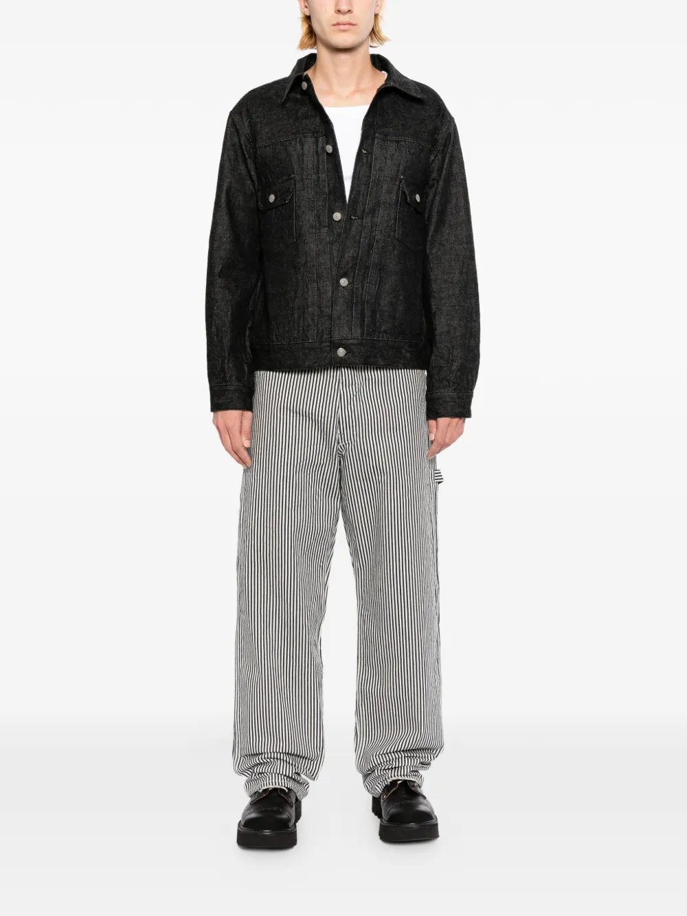 Sugar Cane Jeans 650 denim jack Zwart