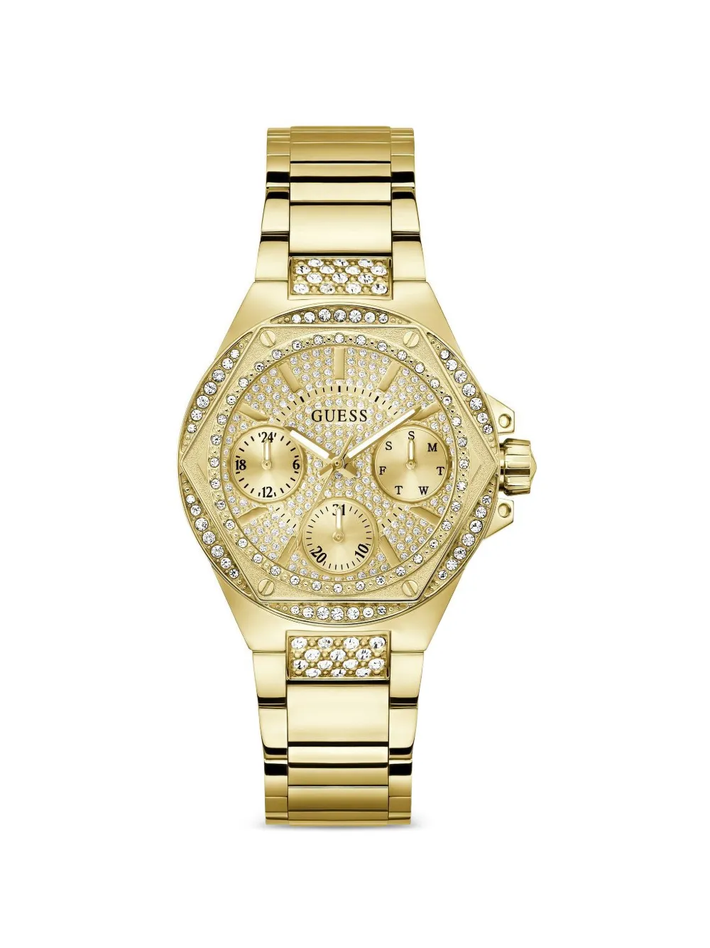 GUESS USA Envy 38mm watch - Gold