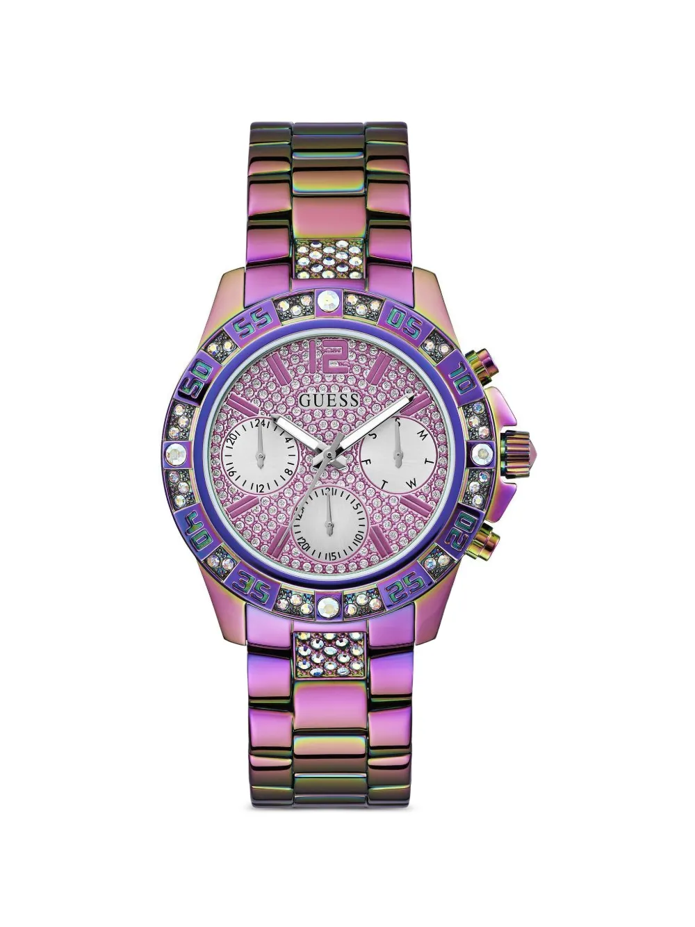 GUESS USA Majesty 40mm watch - Rosa
