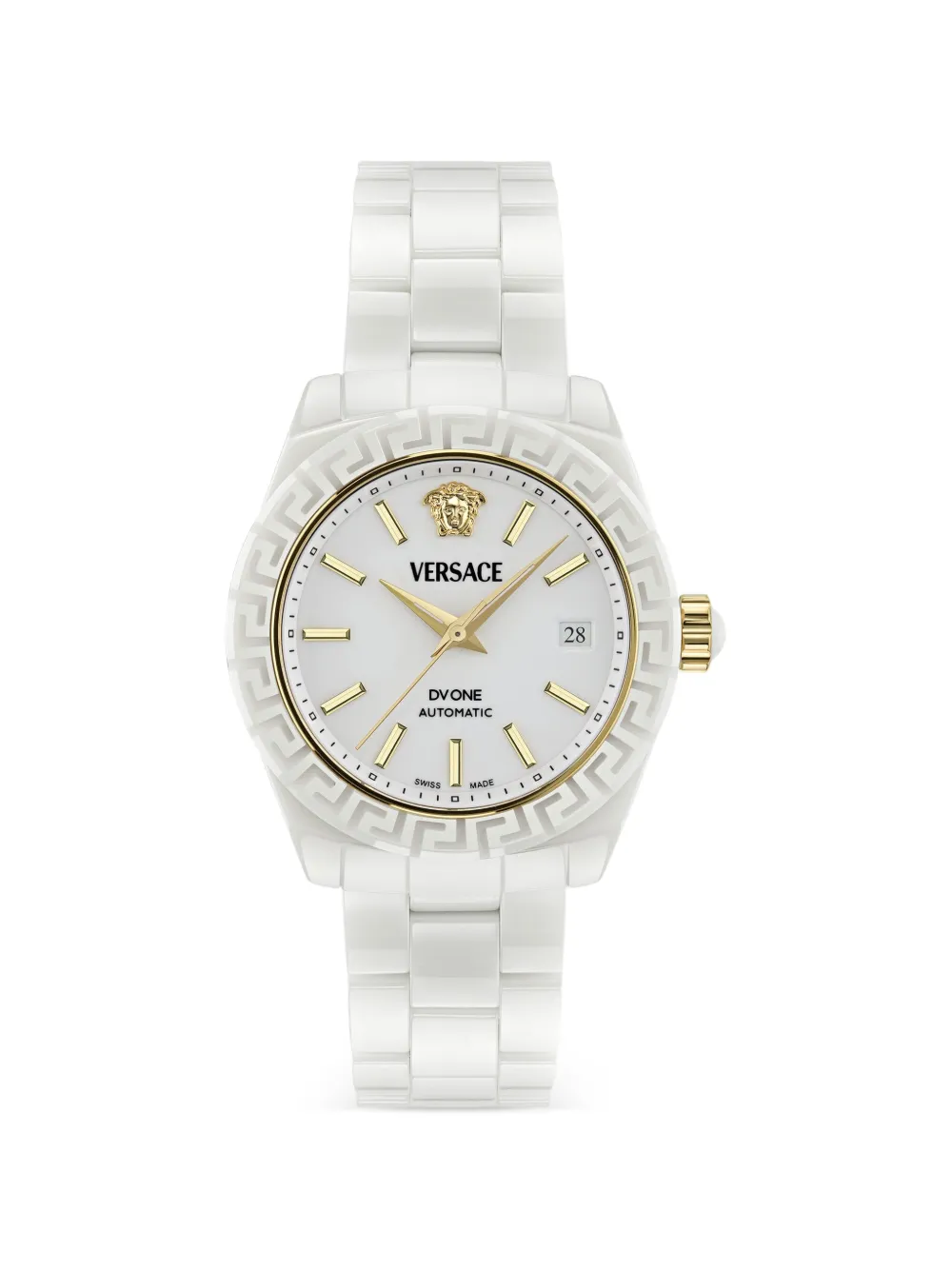 Versace Orologio DV One Greca 40mm - Bianco