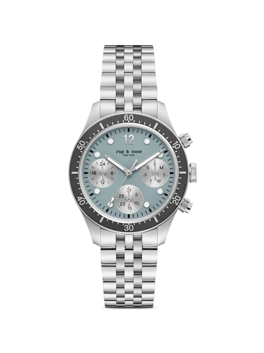 rag & bone montre Greer 38 mm - Bleu rag & bone montre Greer 38 mm - Bleu