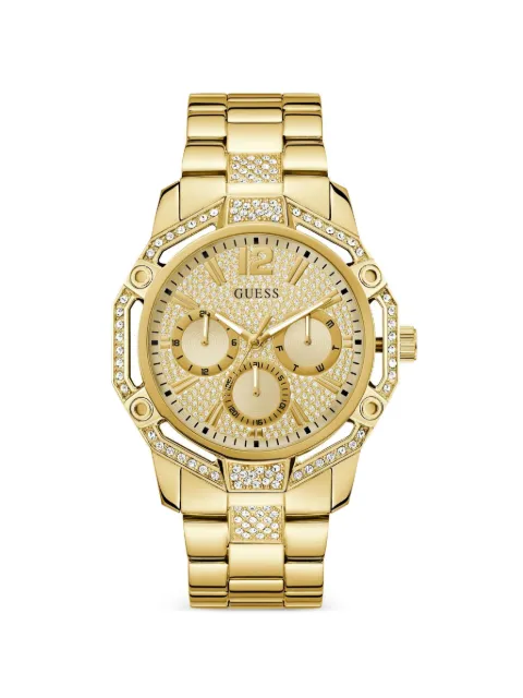 GUESS USA logo-detail 46mm watch