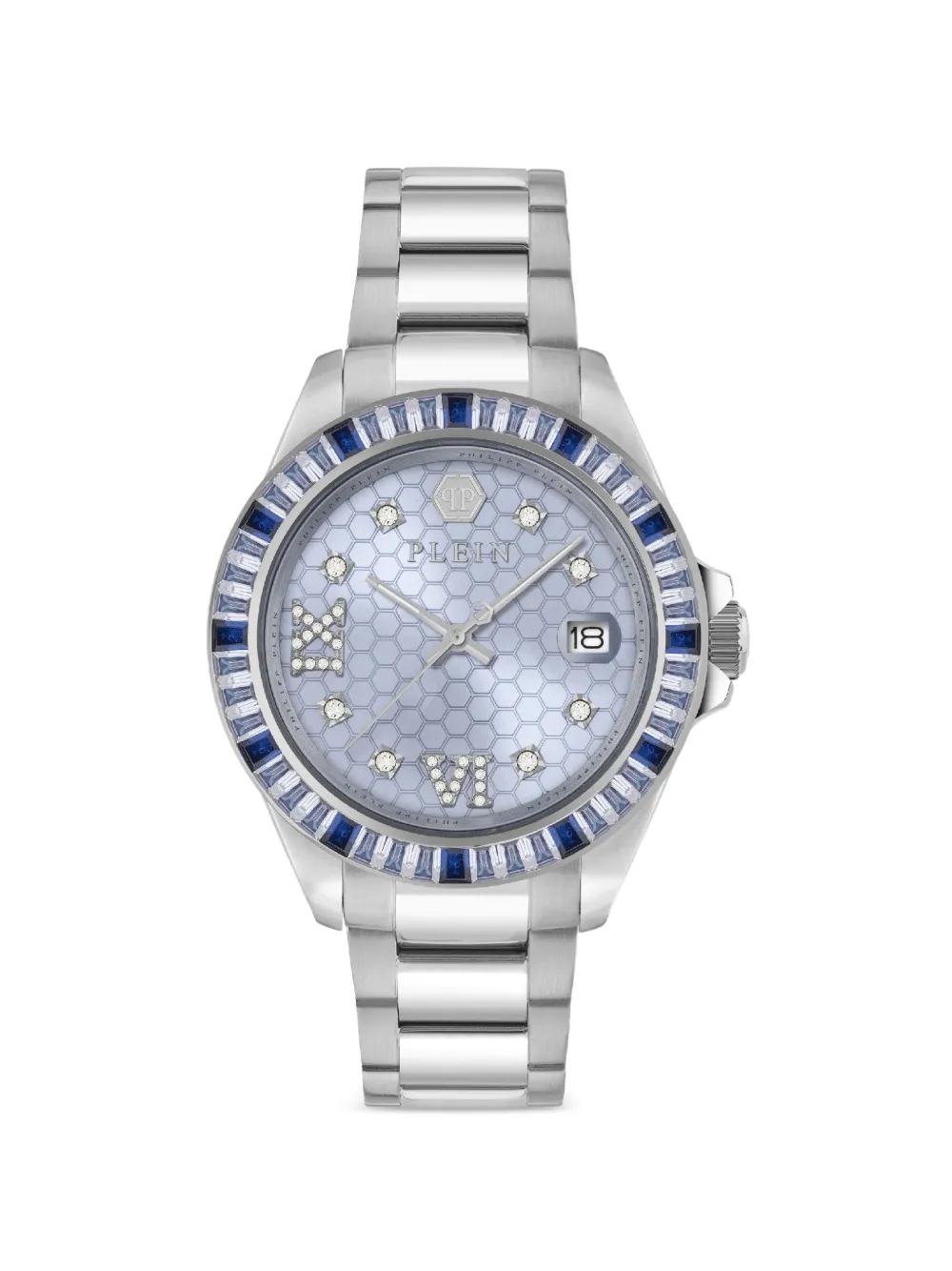 Philipp Plein Ladyempire Crystal 39mm watch - Blu