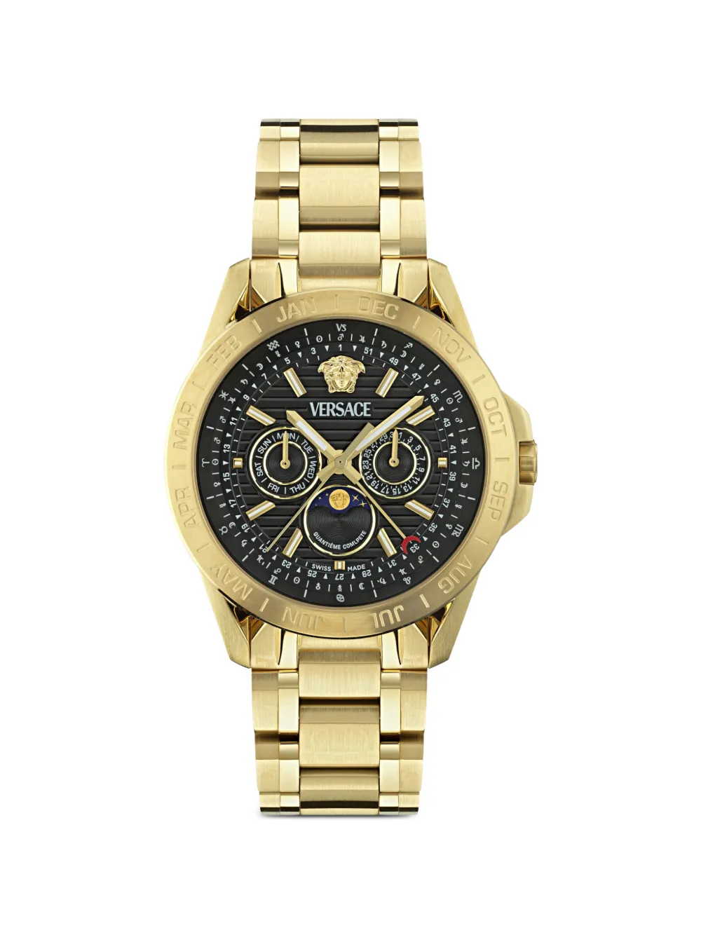 Versace Orologio V-Galaxy Moonphase 43mm - Nero