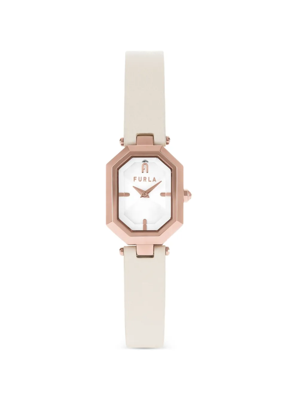 Furla Orologio analogico ottagonale 22m - Bianco