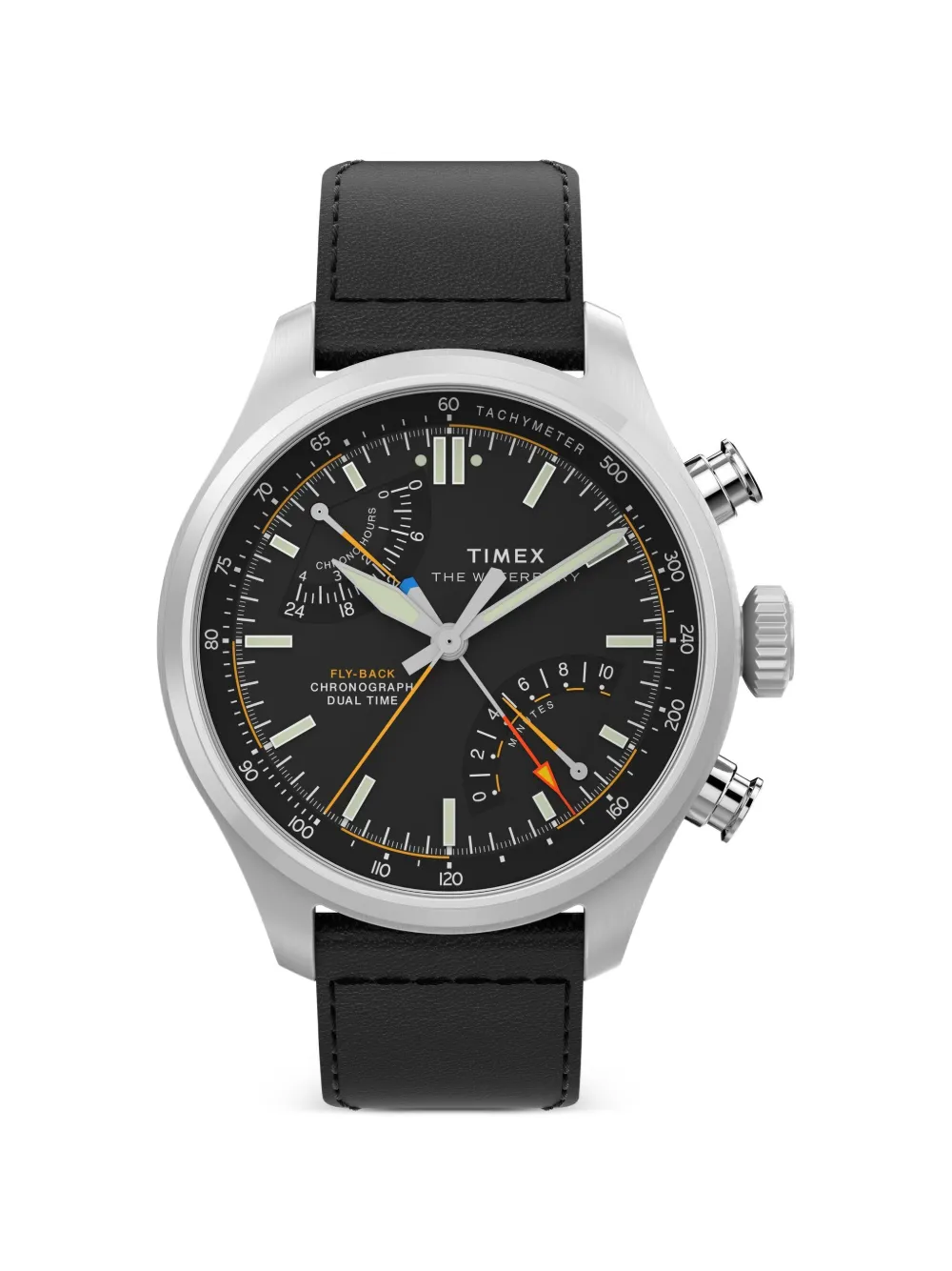 TIMEX Orologio Waterbury Ace Fly-Back Chronograph 43mm - Nero