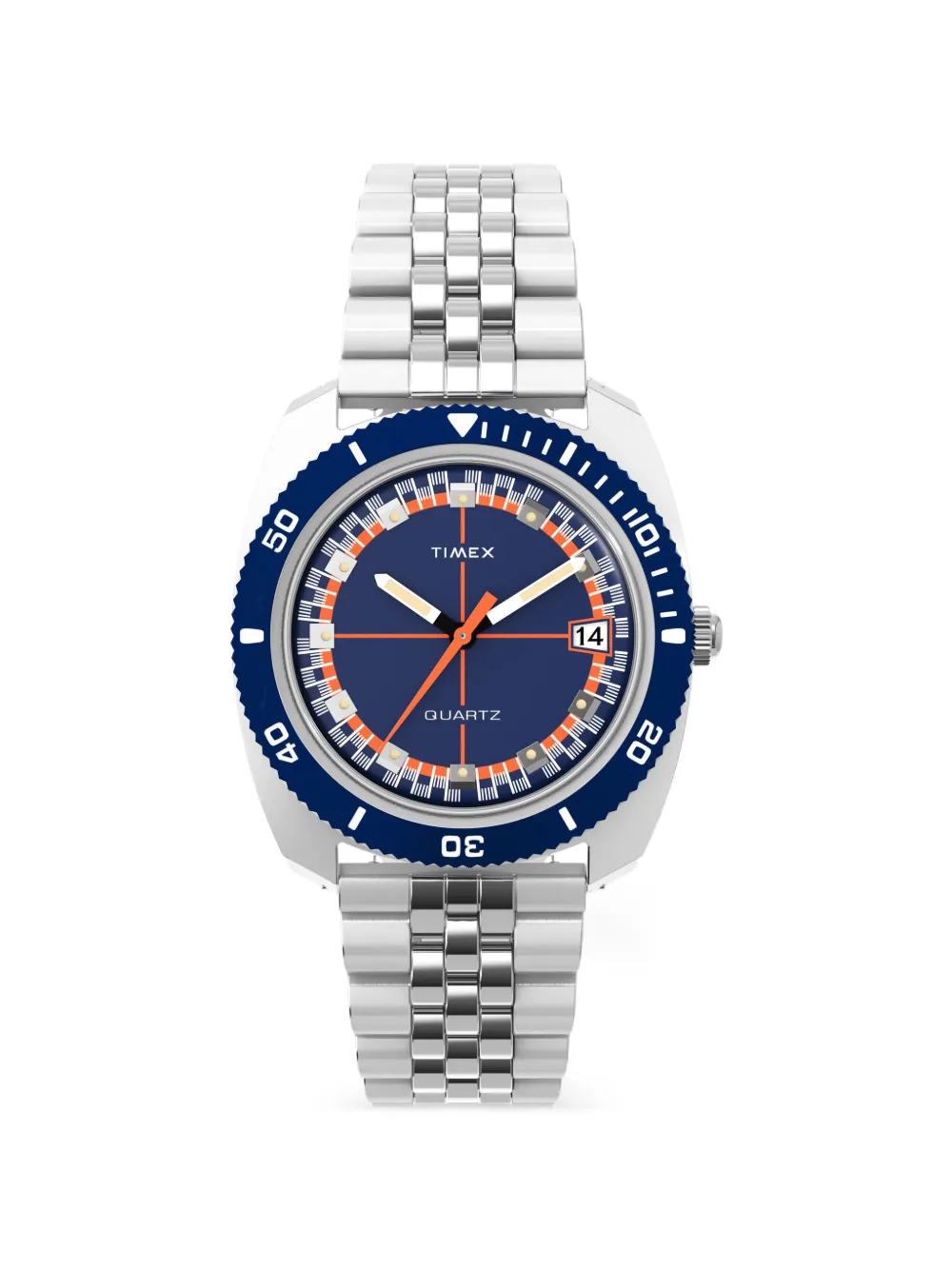 TIMEX Q Timex 1971 Velocity 36mm - Blu