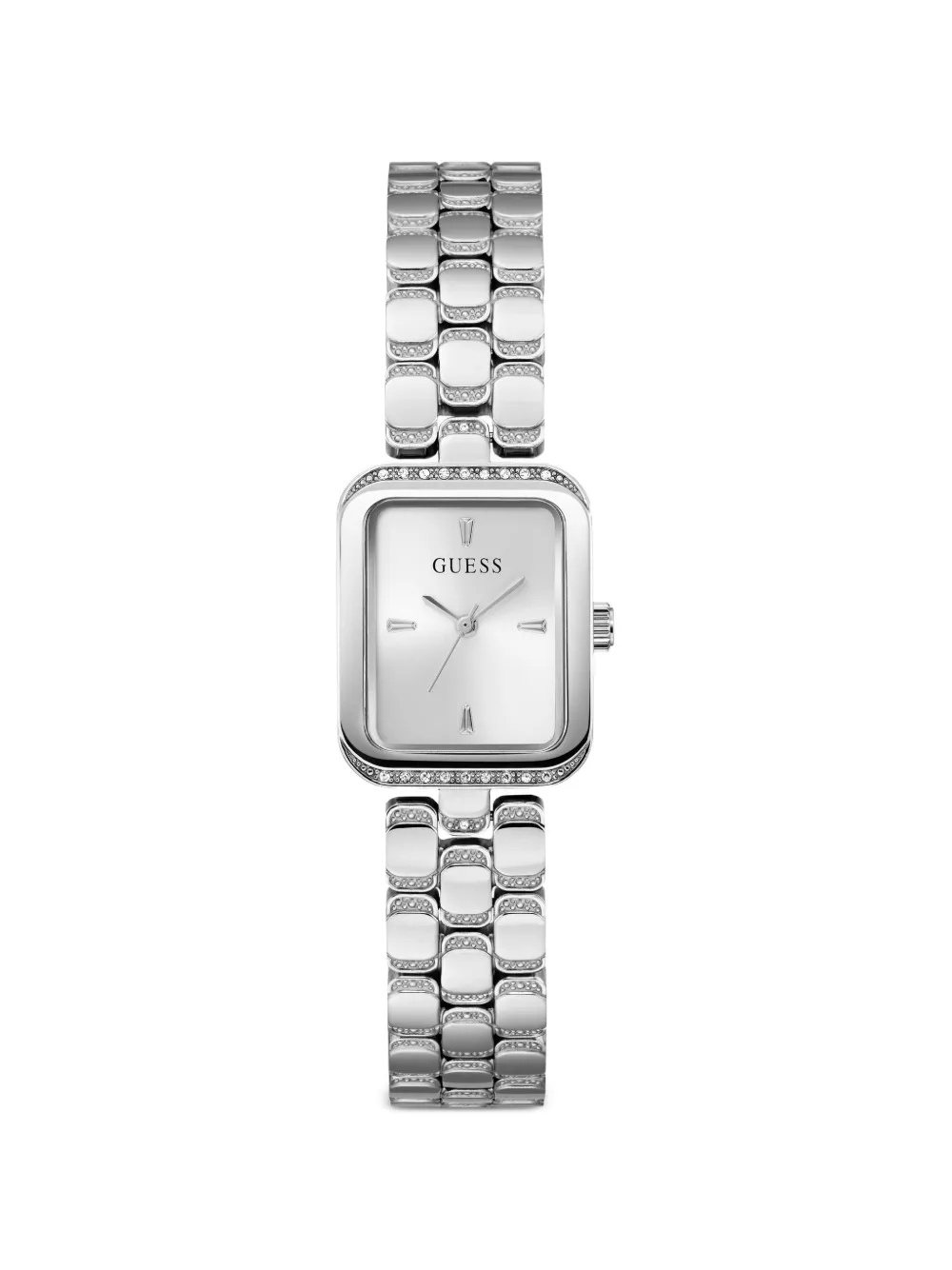GUESS USA Armbanduhr mit Kristallen 22mm - Silber