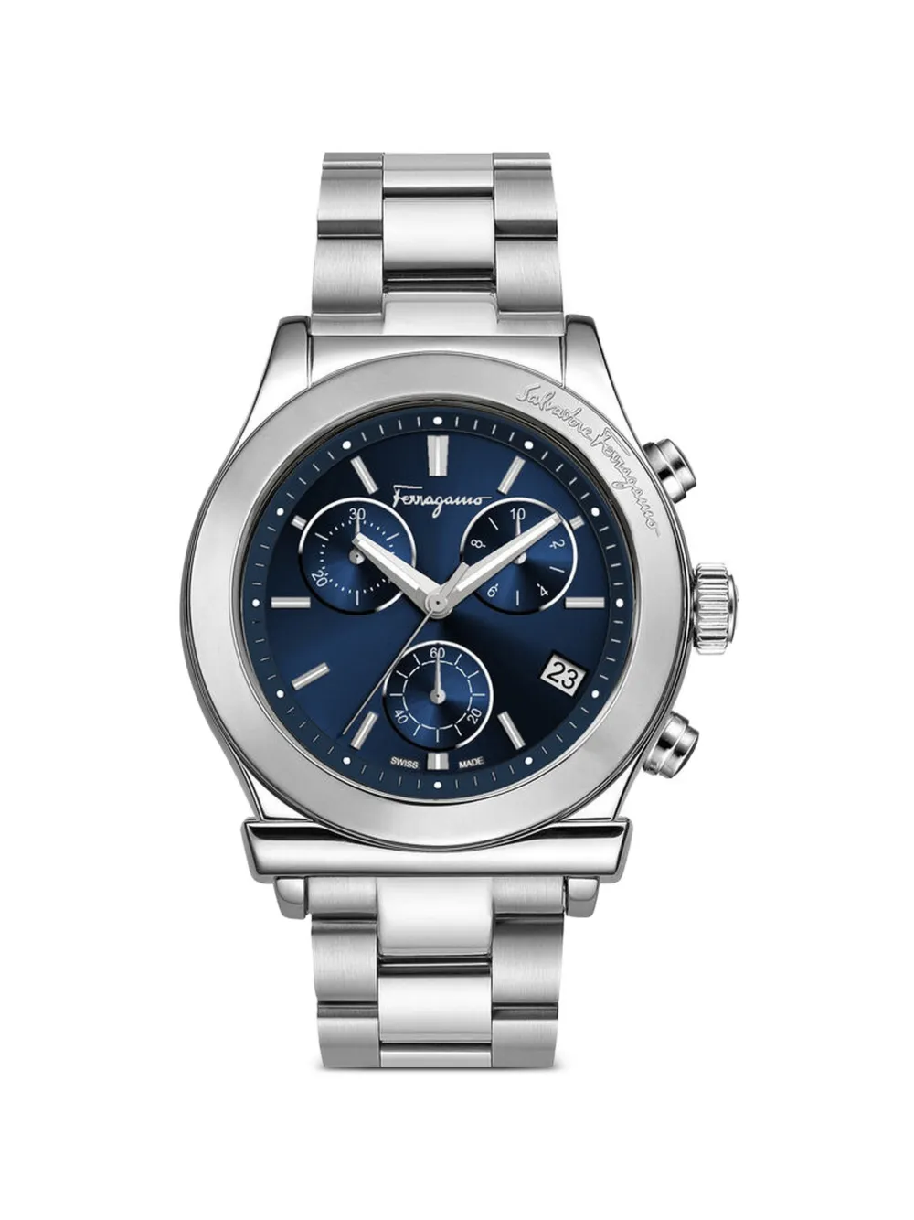 Ferragamo Chrono 42mm 1898 - Blu
