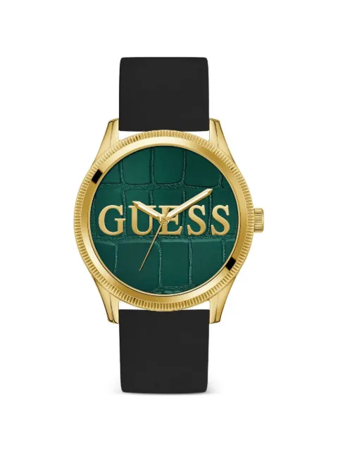 GUESS USA Armbanduhr mit Kroko-Muster 44mm