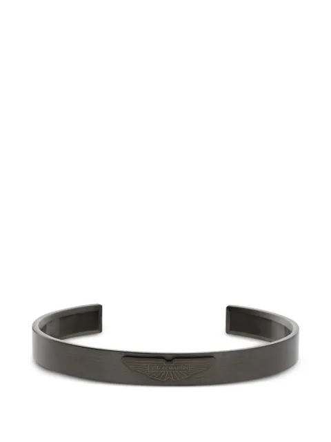 Aston Martin brushed engraved-logo bangle