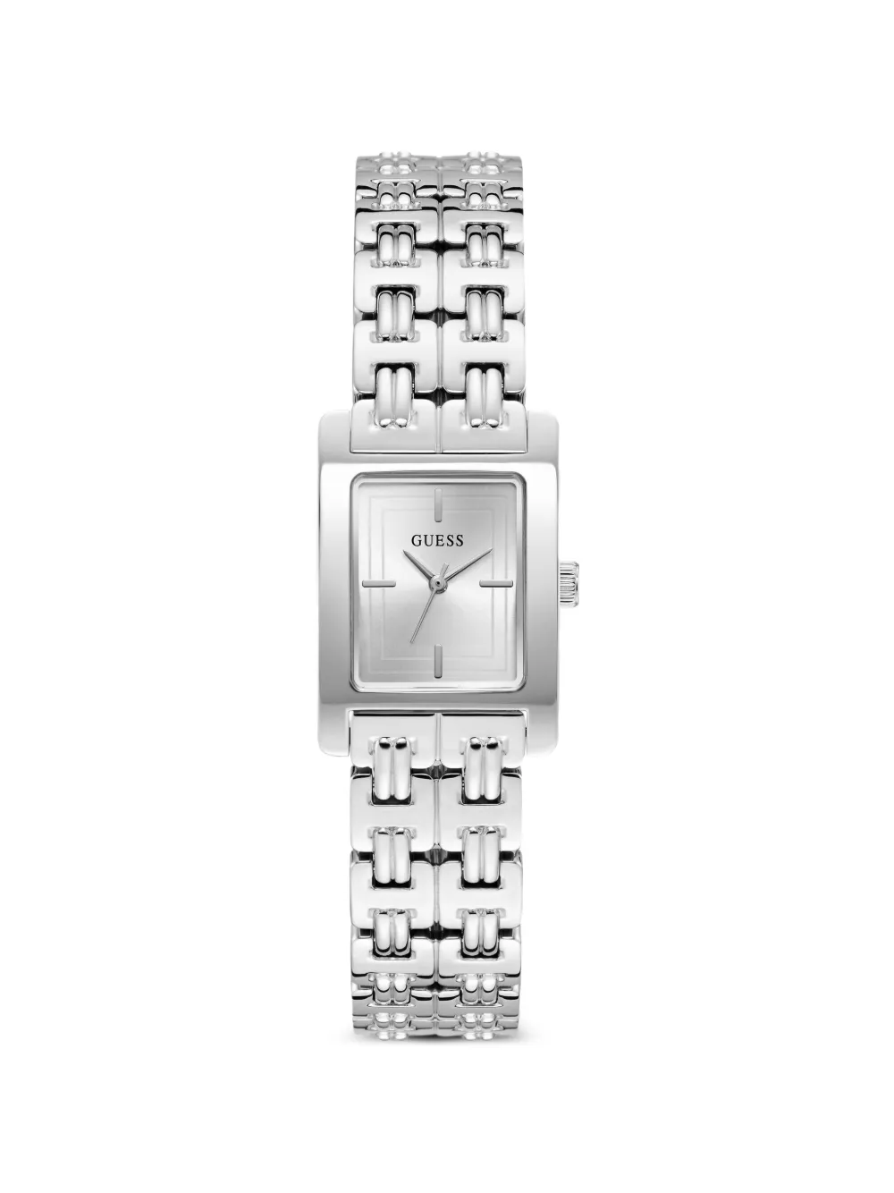 GUESS USA Orologio rettangolare Cove 23mm - Argento