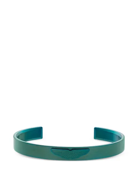 Aston Martin  logo-engraved brushed bangle