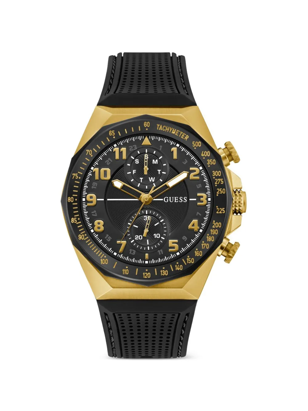 GUESS USA Orologio tachimetro 46mm - Nero