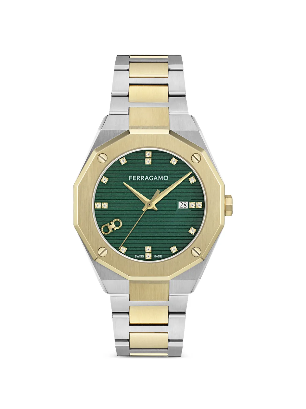 Ferragamo Versilia 3H 40mm watch - Green