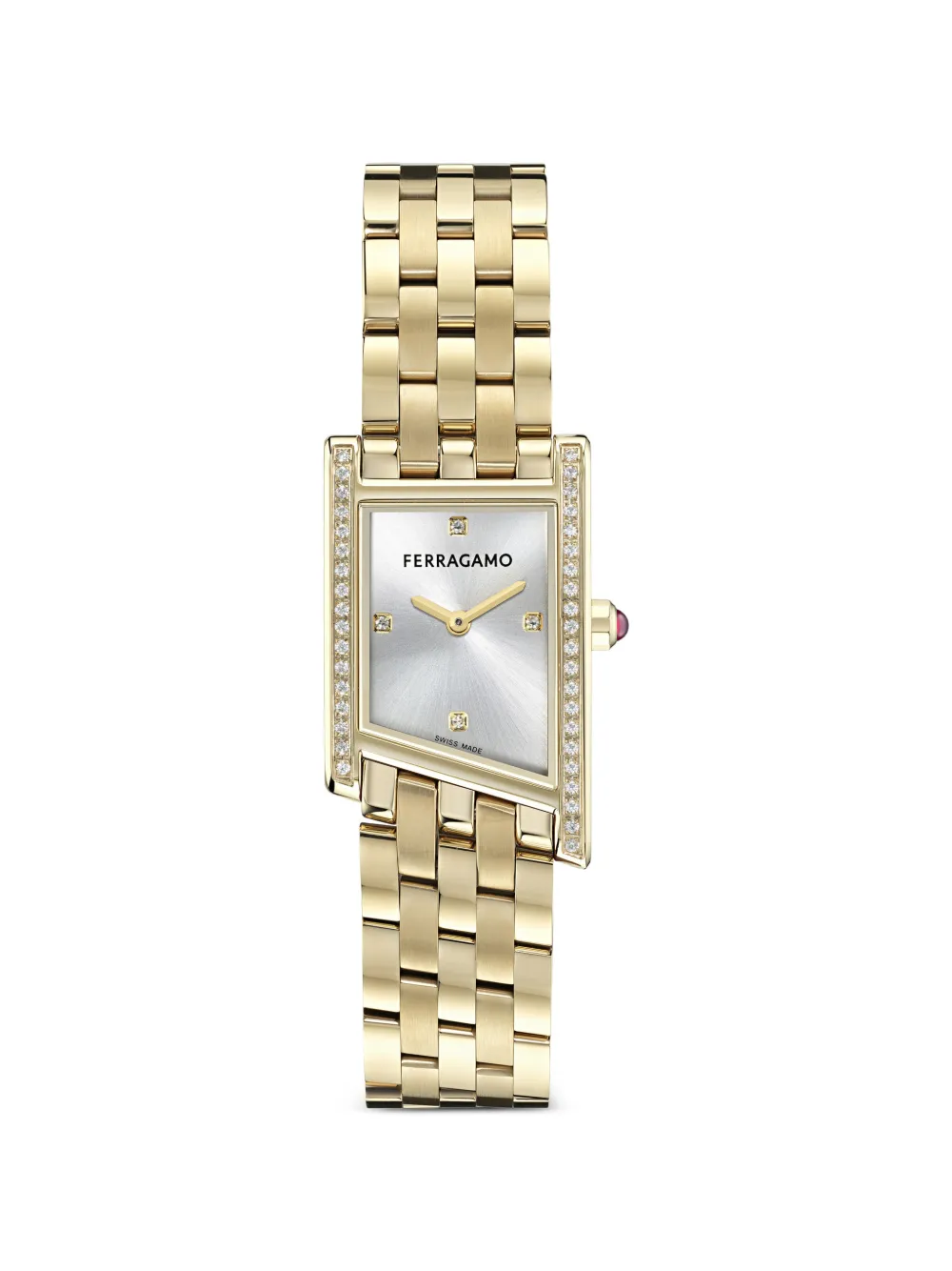 Ferragamo Asymetrique 22mm watch - Argento