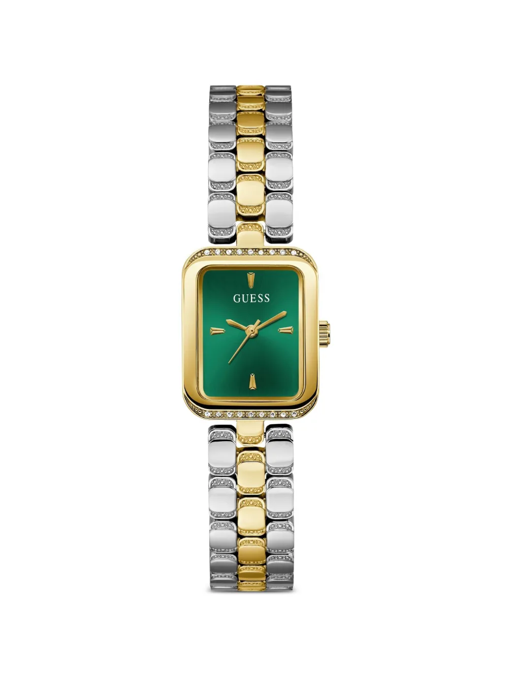GUESS USA rectangle 22mm watch - Grün