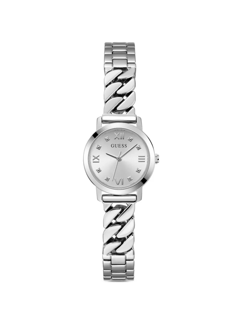GUESS USA Orologio con logo 25mm - Argento