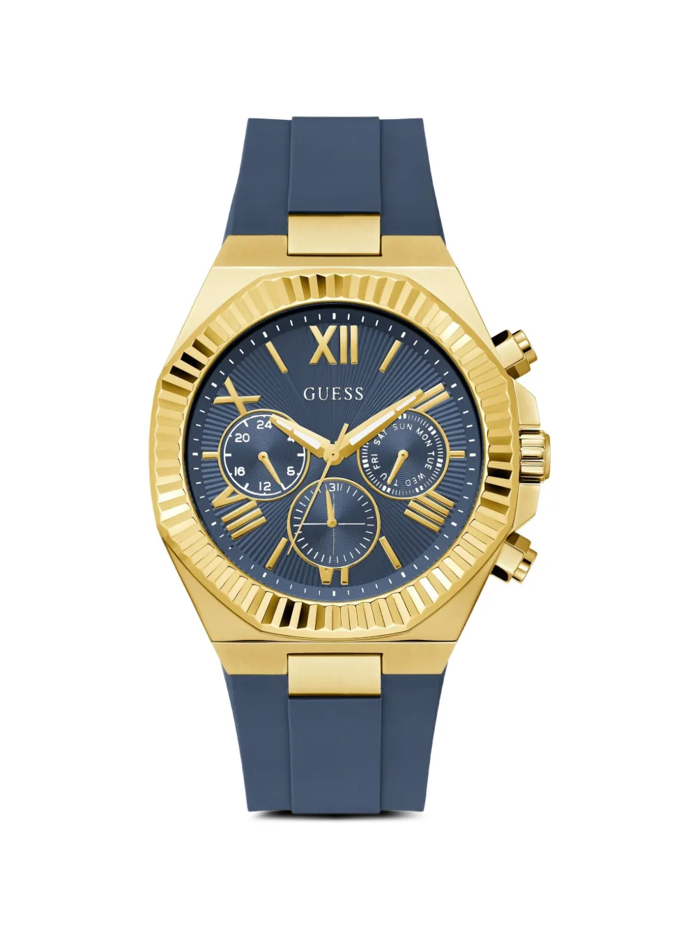 GUESS USA Equity Armbanduhr 44mm - Blau
