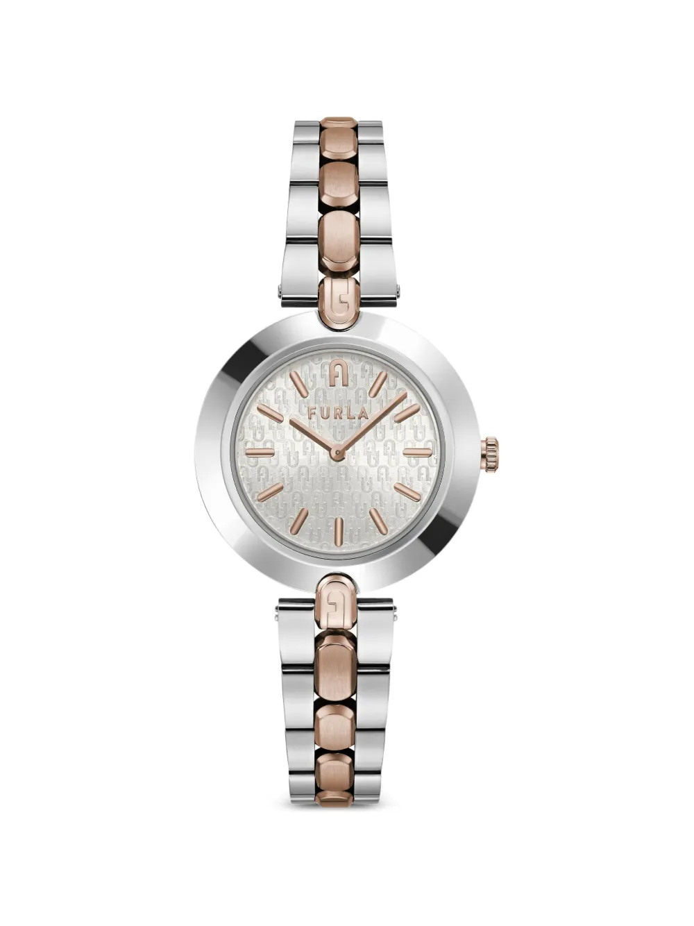 Furla Orologio Logo Links 34mm - Argento