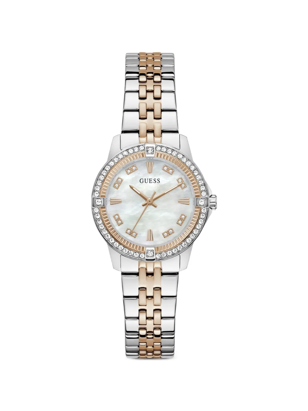 GUESS USA Orologio Colette con cristalli 32mm - Bianco