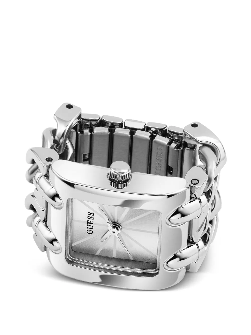 GUESS USA Orologio Mod Heavy Metal 18mm - Argento