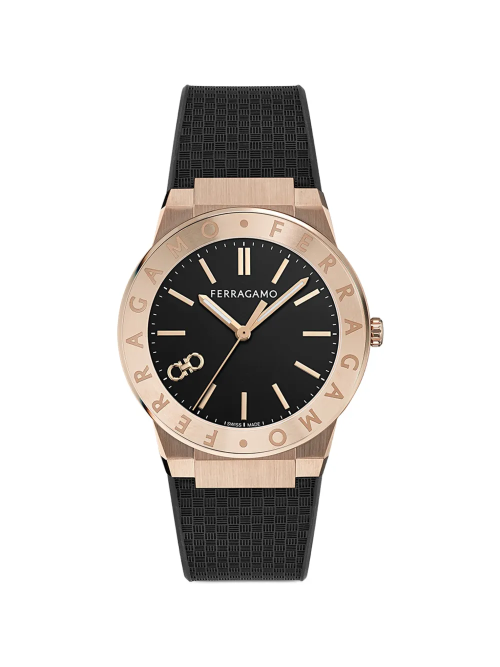 Ferragamo Sapphire Logo 41mm watch - Black
