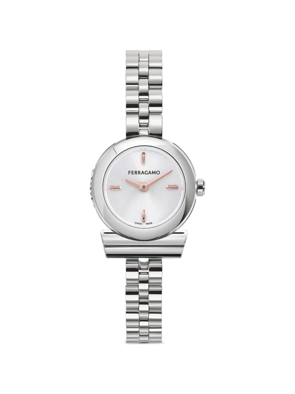 Ferragamo Gancino 22 Restyling 22.5mm watch - Argento