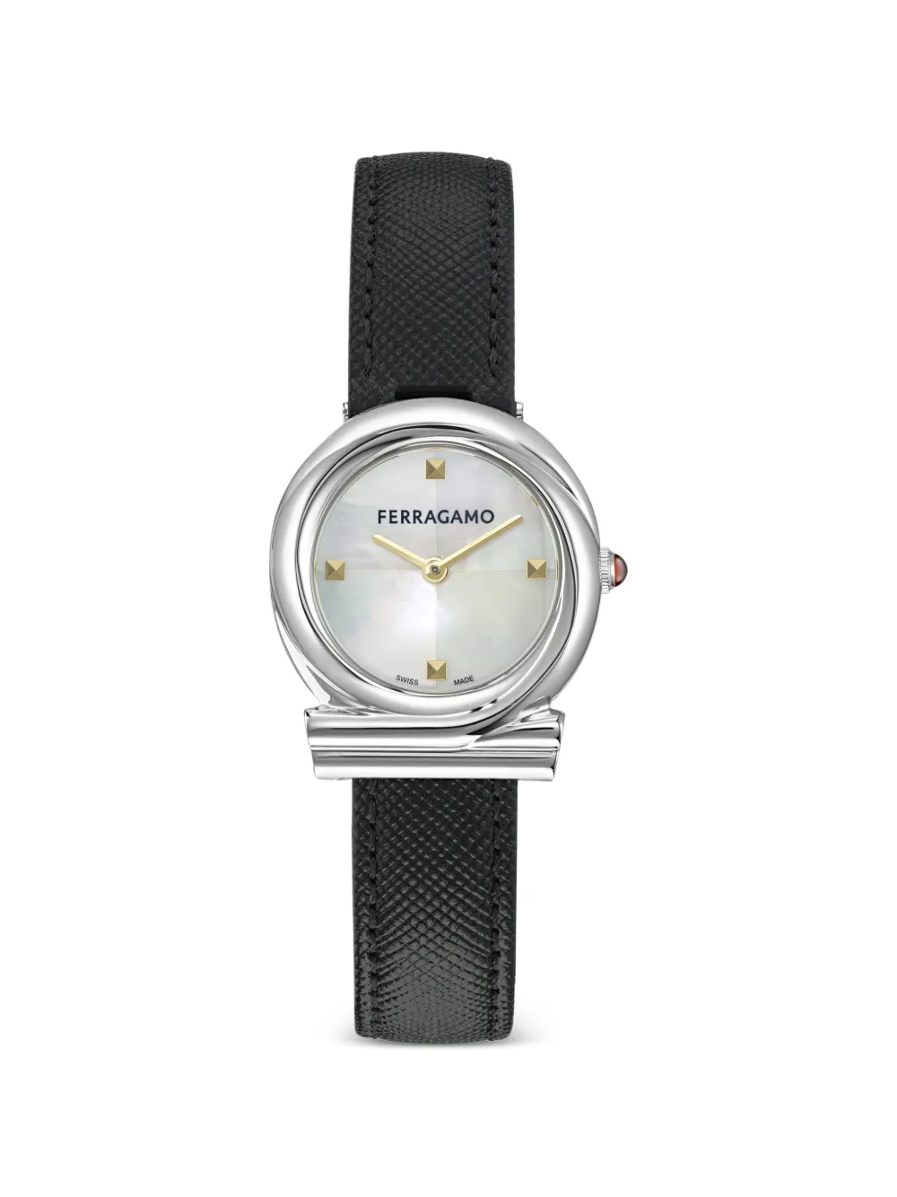 Ferragamo Orologio Gancini Twisted 28mm - Bianco