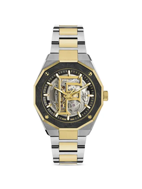 Ferragamo Edge Skeleton automatic 42mm watch