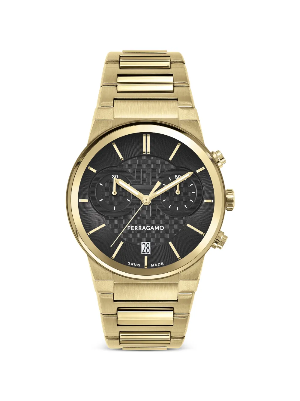 Ferragamo Sapphire Chrono 41mm watch - Nero