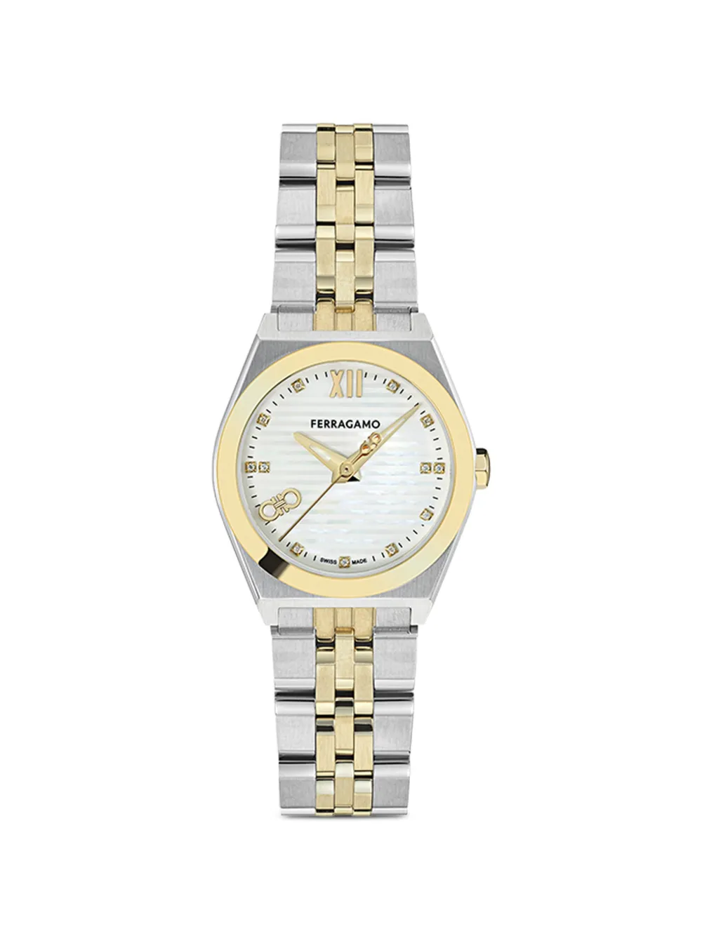 Ferragamo Vega 28mm watch - Weiß