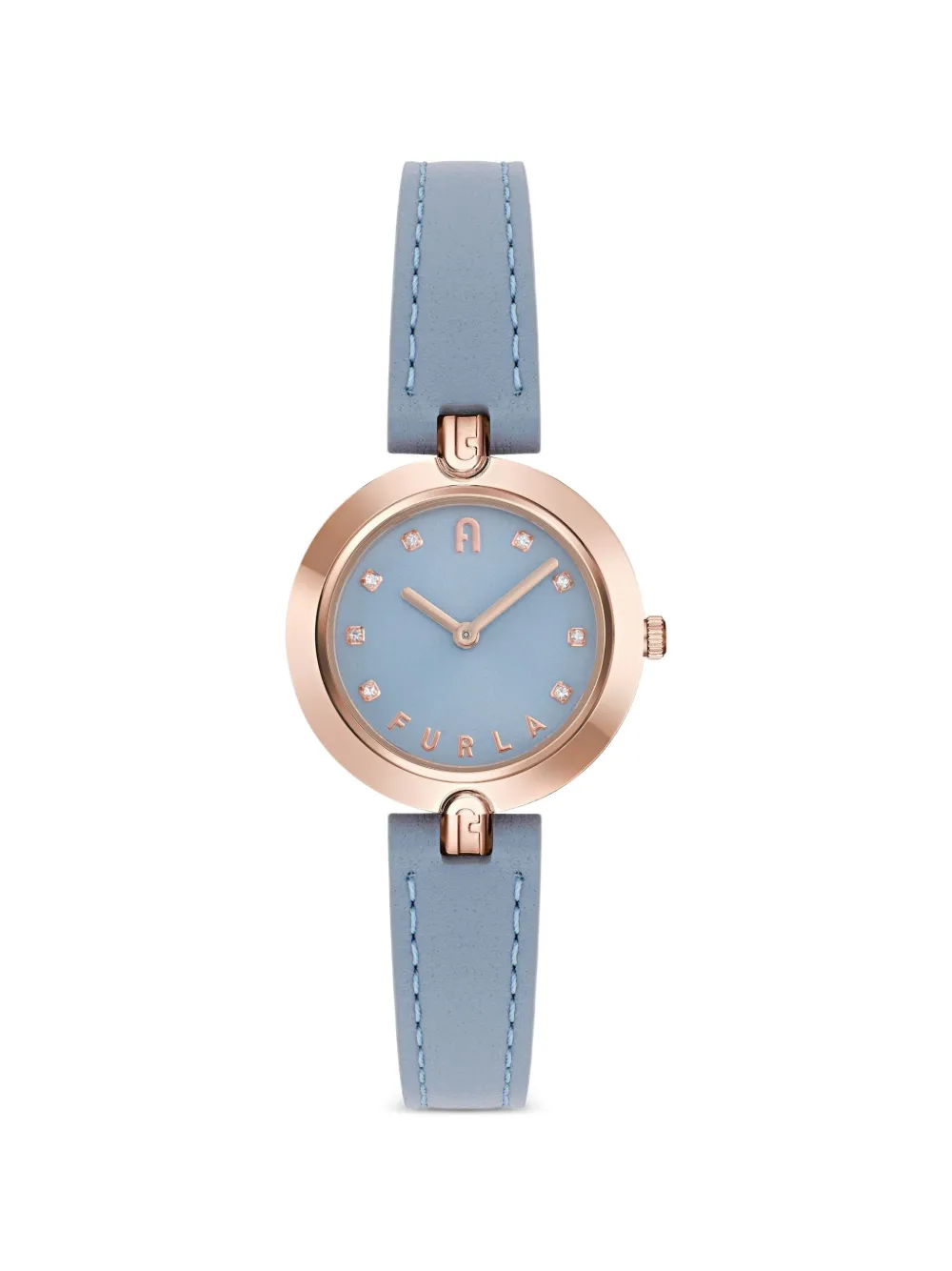 Furla Logo Links 28mm watch - Blu