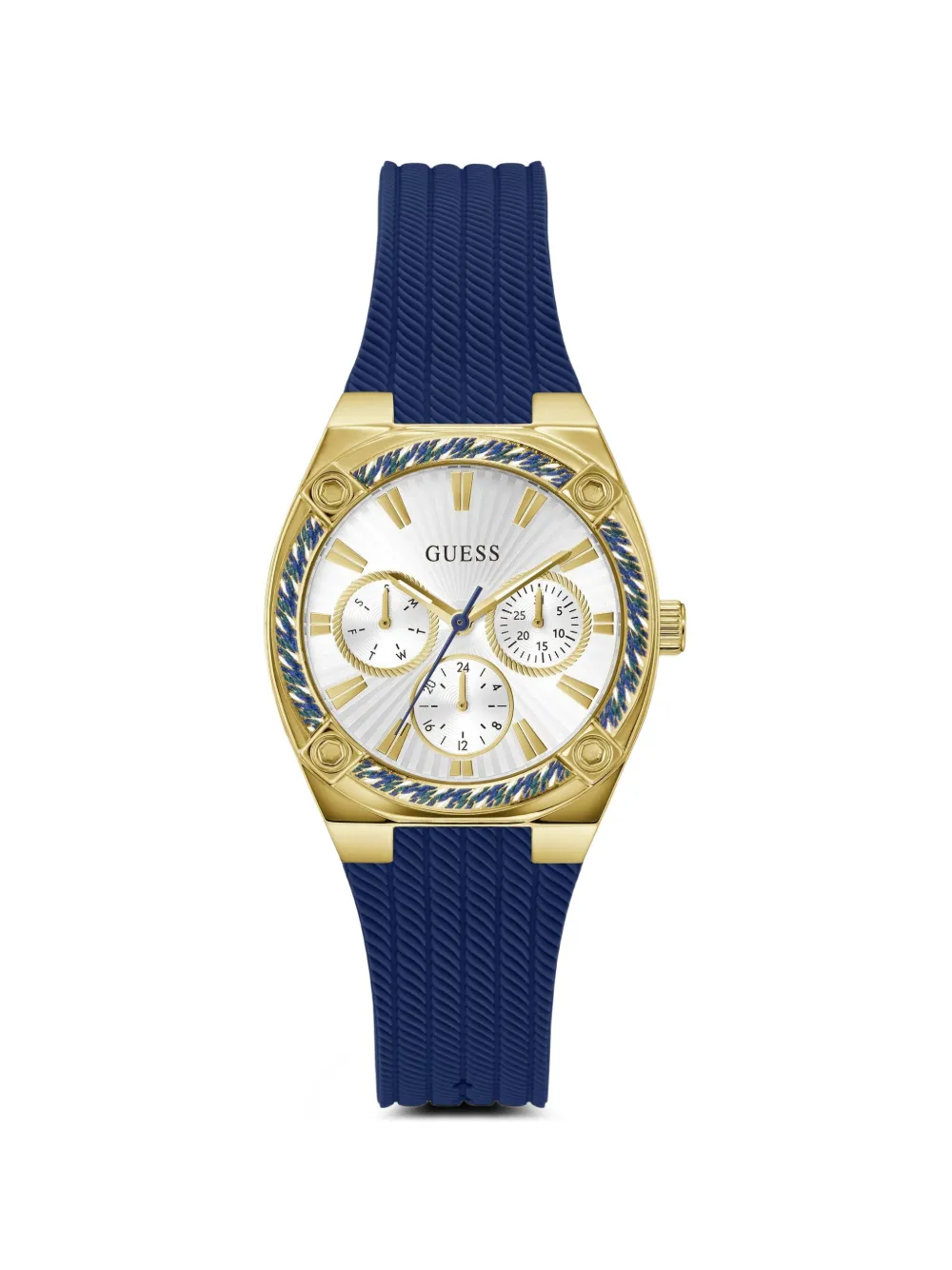 GUESS USA Saylor Armbanduhr 35mm - Weiß