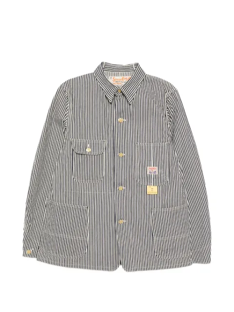 Sugar Cane Jeans striped denim jacket